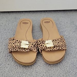 Dr Scholl's Leopard Print Slide Sandals